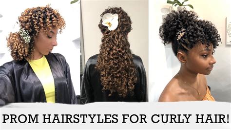 cute prom hairstyles  curly hair  curl types  lengths  styles