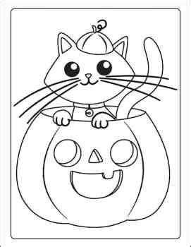 halloween coloring pages  kids printable set  pages