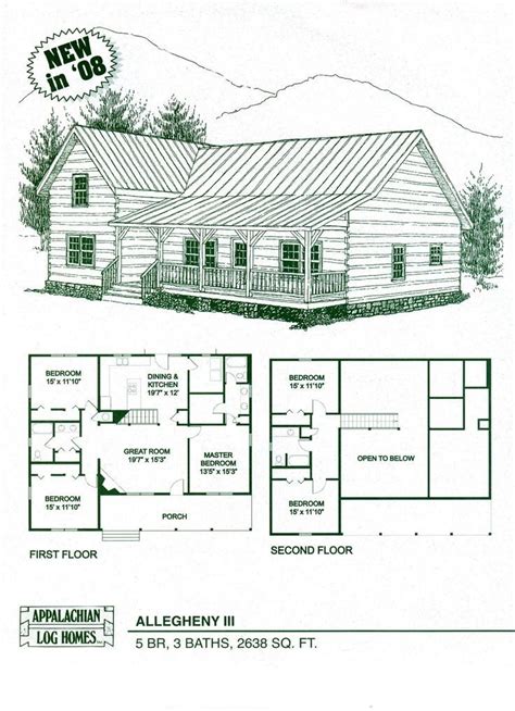 traditional log cabin plans  home plans design