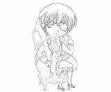 Ciel Phantomhive Coloring Pages Look Another sketch template