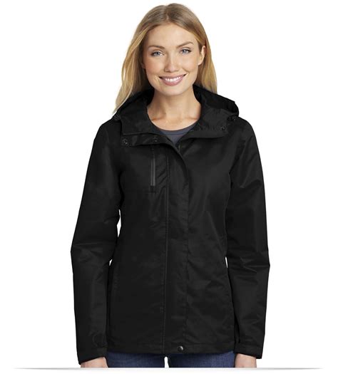 port authority ladies  conditions jacket  embroidered logo