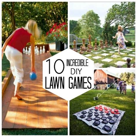 incredible diy lawn games lawn games lawn  gaming