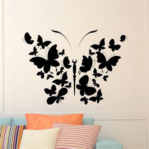 butterfly wall decal vinyl sticker butterfly decal interior design wall
