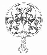 Celtic Coloring Pages Ornament Designs Knot Print Printable Adult Color Bibliodyssey 2009 Jewell Looking Drawing Kids Getcolorings Getdrawings Colorings July sketch template