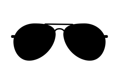 aviator sunglasses svg silhouette cricut cut file digital  svg eps png dxf ai instant