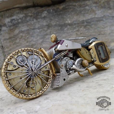 turning iconic objects  steampunk sculptures  watches vintage