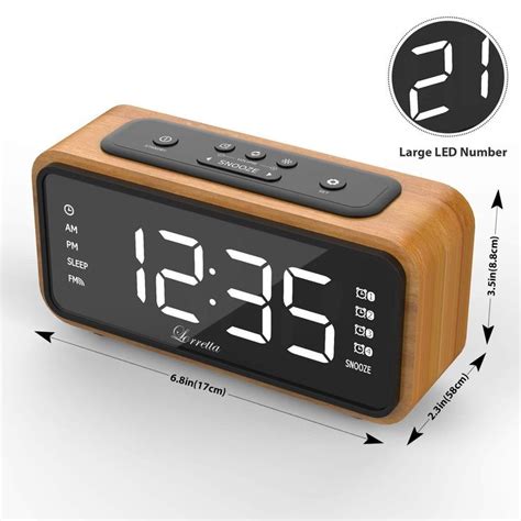 radiowecker funkuhr digitallorretta radiowecker amazonde elektronik alarm clock radio