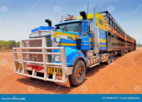 australian road train   side   road outback northern territory