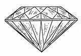 Diamond Coloring Pages Shape Sketch Color Minecart Getdrawings sketch template