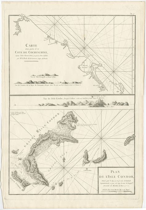 antique map   region    dao islands  mannevillette  ebay