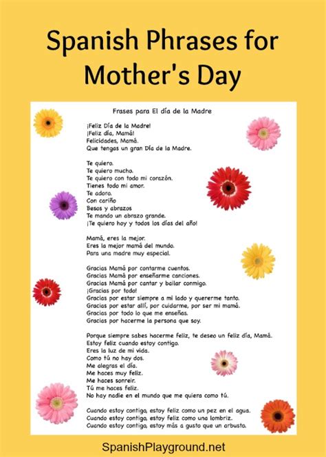 happy mothers day spanish quotes idalia constantine