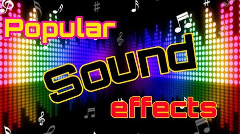 sound effects compilation   youtube