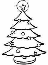 Tree Christmas Coloring Pages Print Color Colouring Colorear Medium Para sketch template