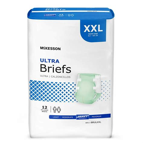 mckesson ultra absorbency tab closure adult disposable briefs