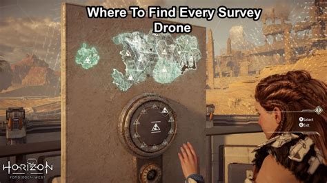 find  survey drone  horizon forbidden west