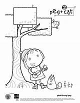 Peg Cat Coloring Pages Kids Pbs Birthday Plus Party Sheet Printable Sheets Book Cats Abc Kid Tree Pintar Activities Visit sketch template