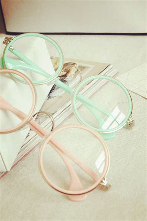 Sunglasses Eyeglasses Kawaii Pink Mint Pale Pastel Glasses