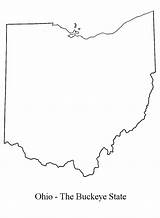 Outline Ohio State Map Coloring Clipart Border Buckeyes Pages Blank Maps Clip States Buckeye Capital Oh Cliparts Line Google Netstate sketch template