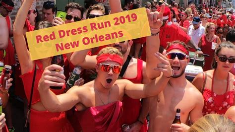 Red Dress Run New Orleans 2019 Vlog 16 Youtube