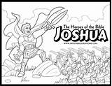 Coloring Bible Pages Joshua Heroes Kids School Sunday Sheets Leader Superhero Adam Eve Christian Great Adult Books Activities Sellfy Crafts sketch template