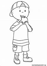 Ruca Caillou sketch template