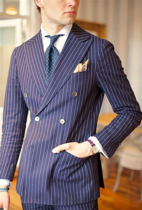 a lovely deep purple pinstripe suit selective luxury male pinstripe suit mens fashion
