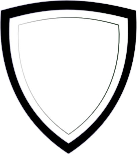badge clipart black  white png  full size clipart