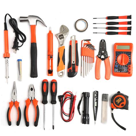 pcs multifuntional tools kit set steel household electrician kits hardware toolbox sale