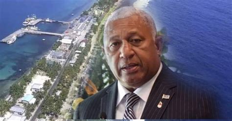 fiji prime minister offers home to people of tuvalu samoa global news