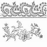 Indusladies Embroidery sketch template