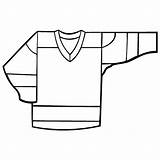 Hockey Jersey Clipground sketch template