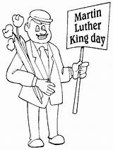 Coloring Martin Luther King Pages Jr Worksheets Kids Bestcoloringpagesforkids sketch template