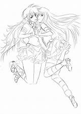 Panty Lineart sketch template