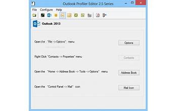 Outlook Profiler screenshot #2