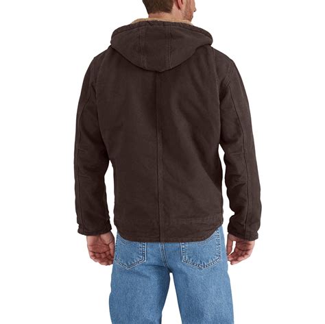 carhartt j141 sierra sherpa lined jacket for big and tall men