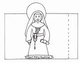 Mary Mackillop Craft Crafts sketch template