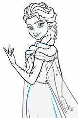 Elsa Frozen Colouring Pages Outline Coloring Disney Drawing Create Activities Anna Olaf Princess Let Go Sheets Print Kids Salvo Paintingvalley sketch template