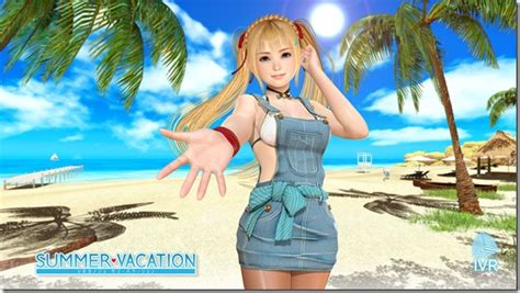 vr kanojo s follow up is called summer vacation featuring a blonde twin tail on the beach
