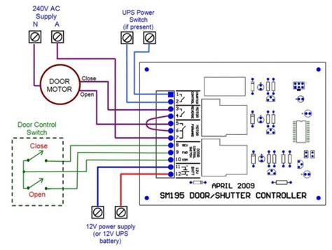 roller shutter switch wiring diagram