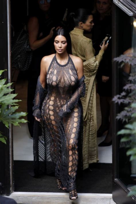 Kim Kardashian Balmain Fashion Show In Paris 9 29 2016