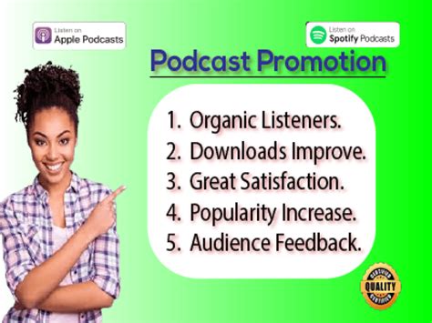 promote  apple  spotify podcast  increase audience upwork