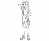 Sakura Haruno Coloring Pages Naruto Random Teenager Hyuga Template sketch template