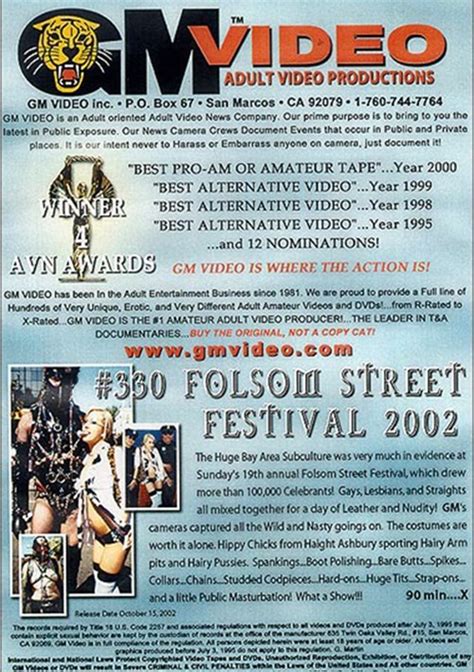 Folsom Street Festival 2002 Adult Dvd Empire