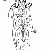 Hinduism Maa Durga sketch template