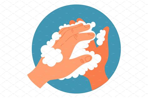 lather hands rubbing  vector graphics creative market