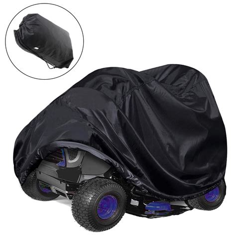 xxcm riding lawn mower cover  outdoor garden tractor portable black ebay