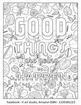 Coloring Pages Good Vibes Colouring Color Adult Adults Choose Board Quotes Kids sketch template