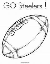 Steelers Coloring Getdrawings Football Pages sketch template