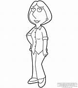 Guy Lois Griffin Family Draw Easy Cartoon Drawing Coloring Step Pages Stewie Dog Peter Colouring Cartoons Printable Characters Chris Sitting sketch template