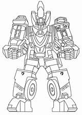 Rangers Megazord Transformers Beau Transformer sketch template